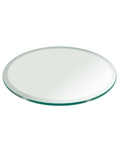 2000mm x 10mm Circular table top with bevelled edges and packaging