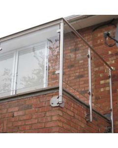 SIDE FIX Stainless Steel Balustrade End Post